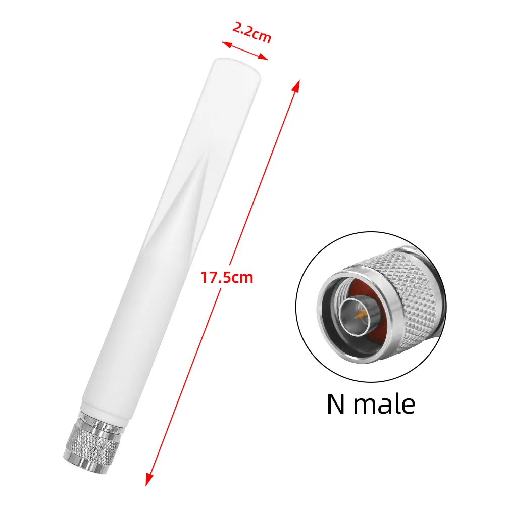 Antena LORA 868MHz 915MHz, wielokierunkowa, zewnętrzna, wodoodporna, gumowa, z wtykiem N, 5dBi — zdjęcie produktu 3