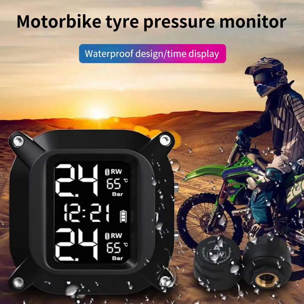 

Беспроводной датчик давления в шинах, стабильный высокоточный датчик давления в шинах для мотоциклов