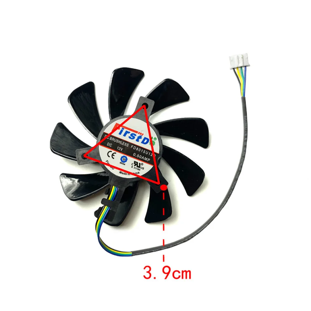 New Graphics Card Cooling Fan for HP GTX1660ti 1660 Mini ITX 6GB Graphics Card Cooling Fan