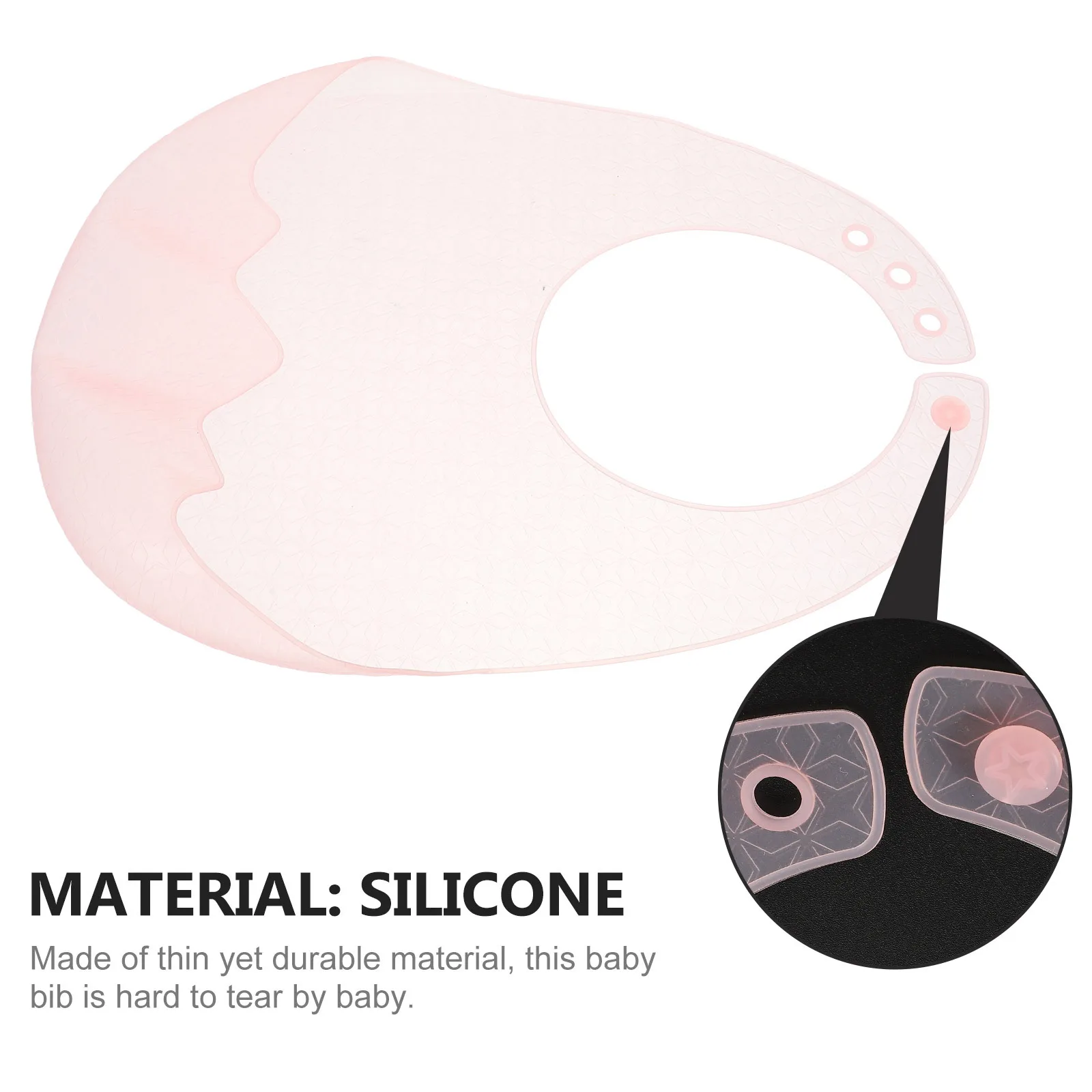 

Silicone Bib Baby Feeding Bibs for Babies Eating Newborn Drool Toddlers Drooling