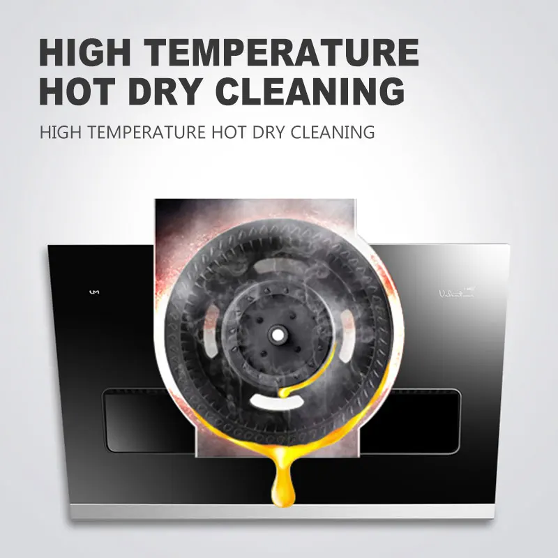 شفاط عادم المطبخ 800 مللي متر شفاط المطبخ المنزلي من الفولاذ المقاوم للصدأ عادم الدخان شفط جانبي غطاء المطبخ التهوية