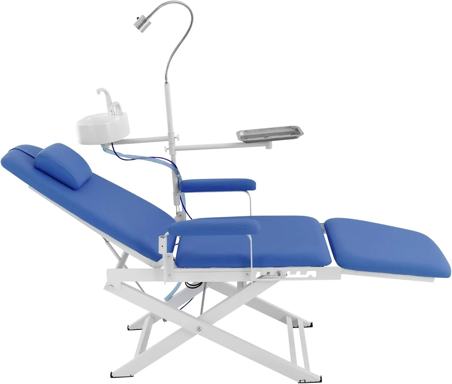 

New Movable Economical Dental Chair Folding Portable Dental Unit with Lamp