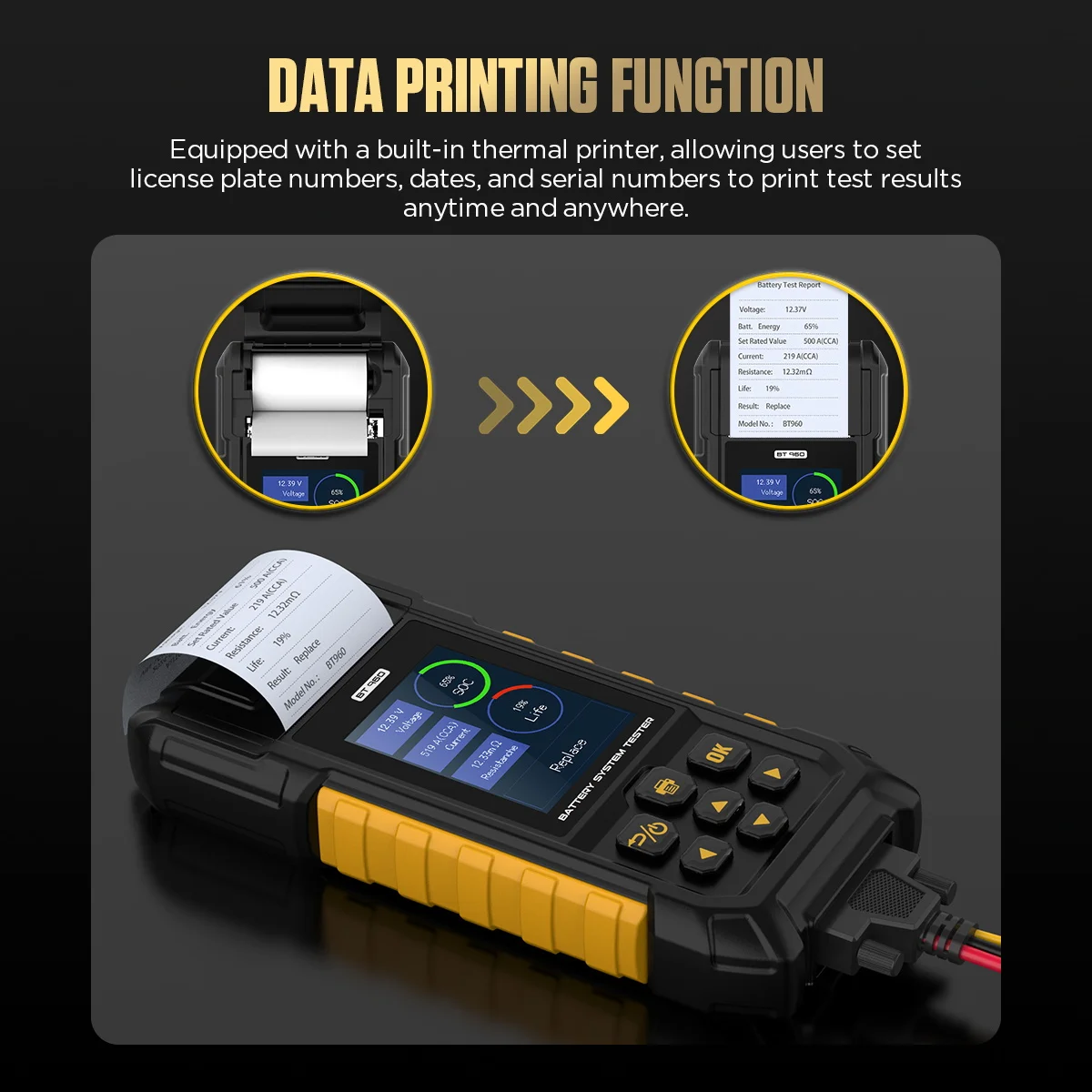 AUTOOL BT960 thermal printer