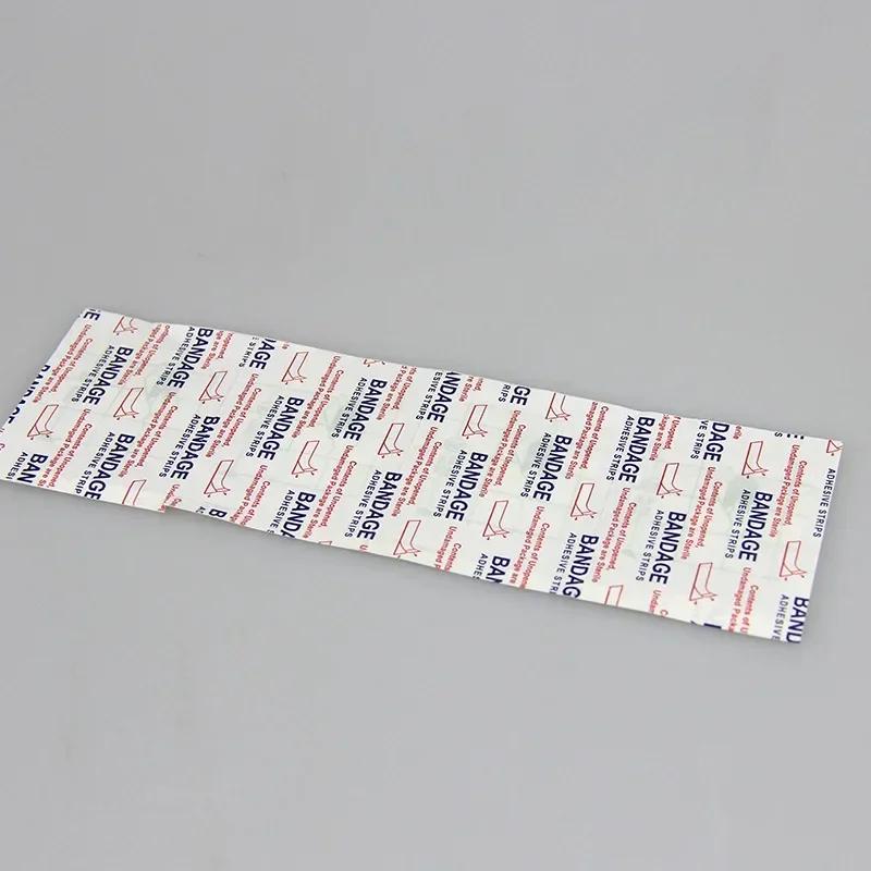 50 개/대 스킨 패치 접착 붕대 용 응급 처치 석고 상처 드레싱 밴드 보조 38x38mm 패치 응급 생존 키트