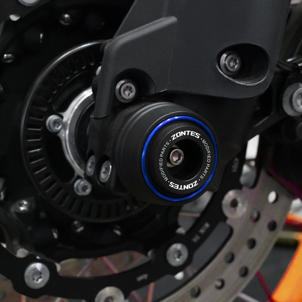 For ZONTES Shengshi 310T 310R 310X 310V 310 T/R/X/V 350T Motorcycle Front Wheel Axle Fork Crash Protector 703F 703 F Accessories