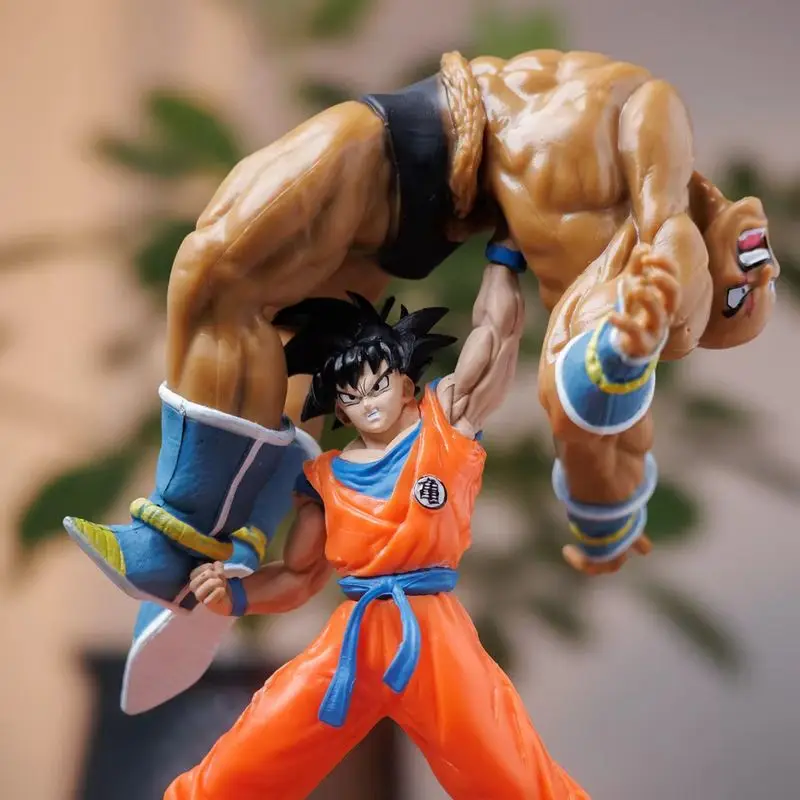 Dragon Ball Son Goku Action Figure - Modelo Nappa Clássico Ornamento de Mesa Estátuas de Anime Brinquedo Colecionável Presente para Fãs