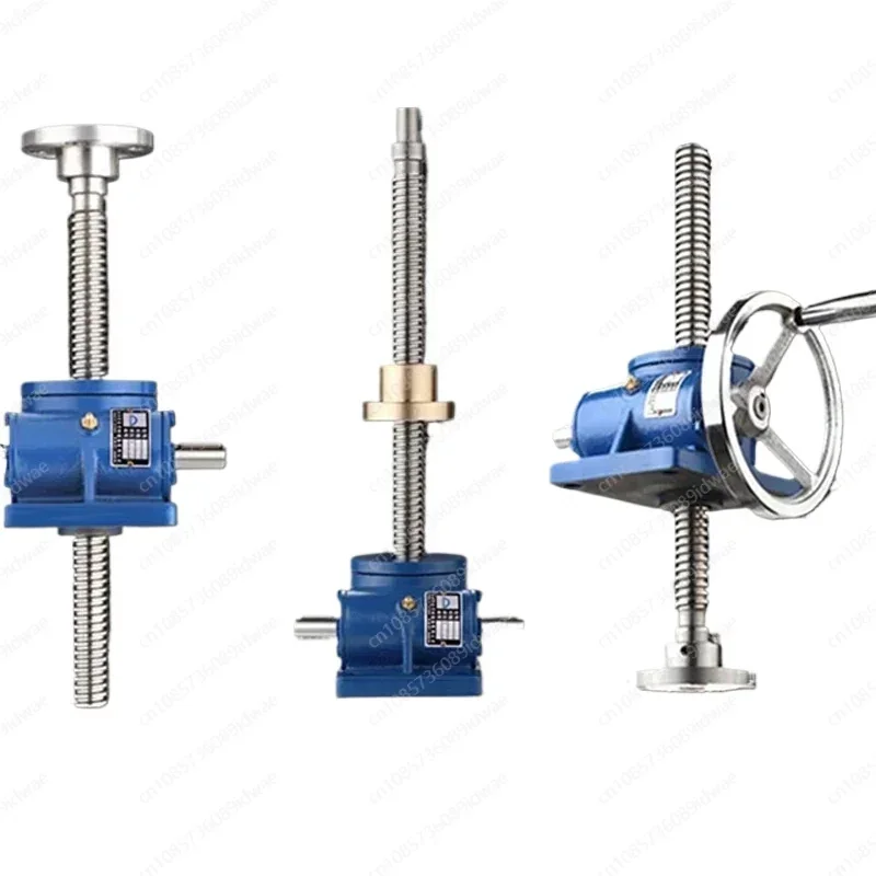 With Motor 1T/2.5T Worm Gear  Screw Rod  High-precision Vertical small-sized Lifting Platform Adjusting  Electric  Lifter