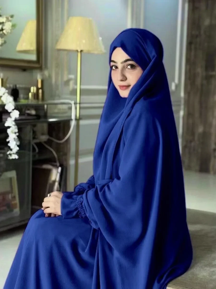 تنورة نسائية ملابس صلاة خيمار مكونة من قطعتين غطاء كامل عباية دبي حفلة عيد مسلم رمضان المغرب قفطان فيستدوس عربي 2026