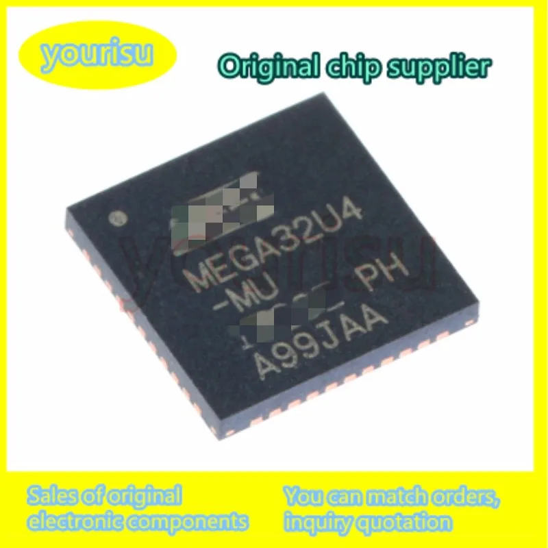 5Pcs/Lot New ATMEGA32U4-MU MEGA32U4-MU IC MCU 8BIT 32KB FLASH 44VQFN Chip ATMEGA32U4-MUR