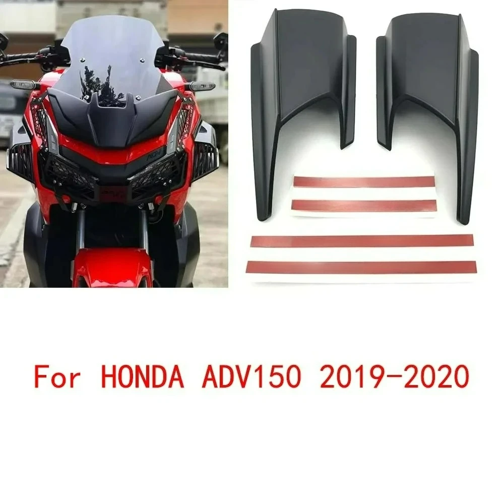 

ADV150 2020 Motorcycle modification parts, body fixed wind wing, side wind wing deflector accessories For Honda ADV-150 2019