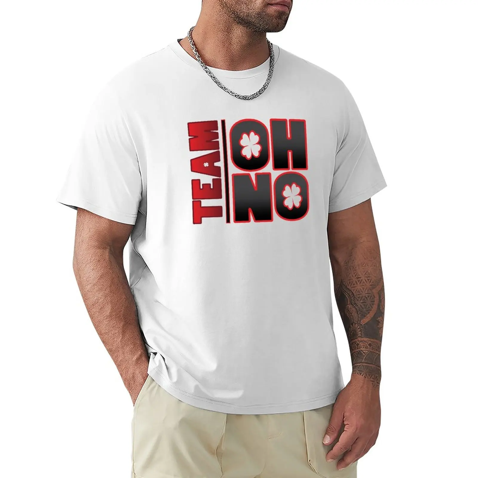 

Team Oh No Version 2 T-Shirt korean fashion graphic t shirts men clothings