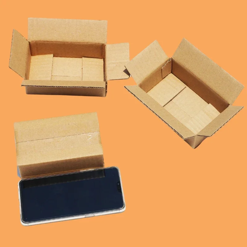 20Pcs Express Box 3-layer corrugated cardboard box Carton Packaging Cardboard for Entrepreneurship Storage Boxes Package Packing