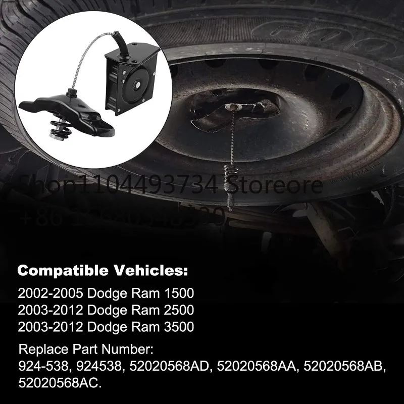 6KHBrand New Spare Tire Hoist Carrier Winch Assembly for for 1500/2500/3500 (2002-2012) Sprinter #52020568AD 924-538 24 Months