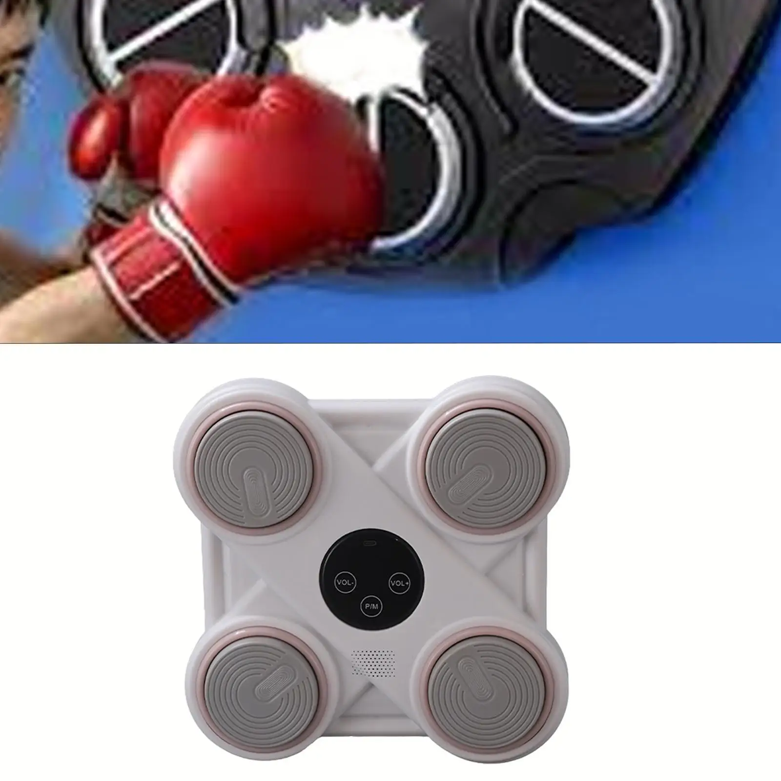 Music Boxing Machine for Kids Electronic Boxing Target Focus Training Lighted