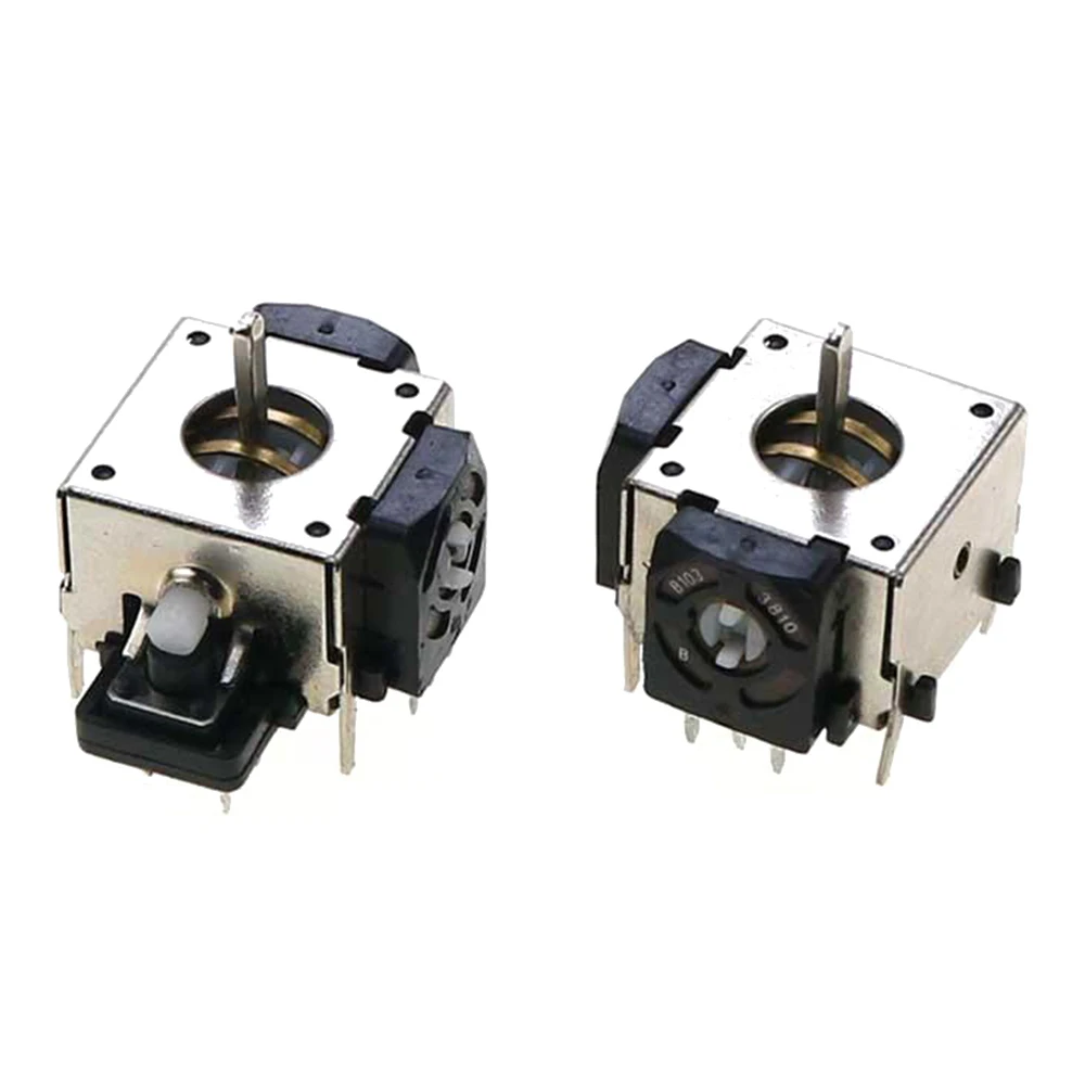 3d joystick analógico para ps2/xbox 360 controlador, tampa do metal, tampa do cogumelo, 1 parte