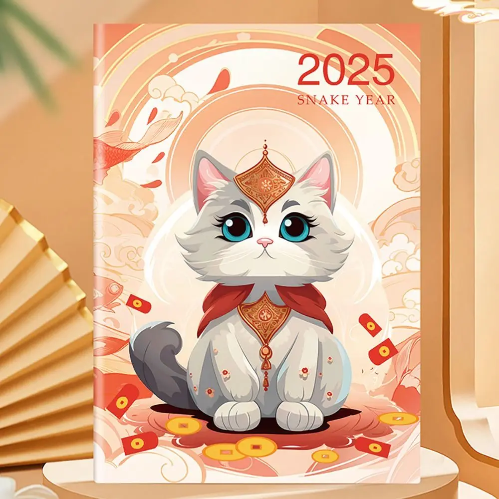 Portable A4 A5 Schedules Notebook 24 Sheets Work Efficiency Agenda Planner Life Check-in Learning Plan Planner Notebook Office