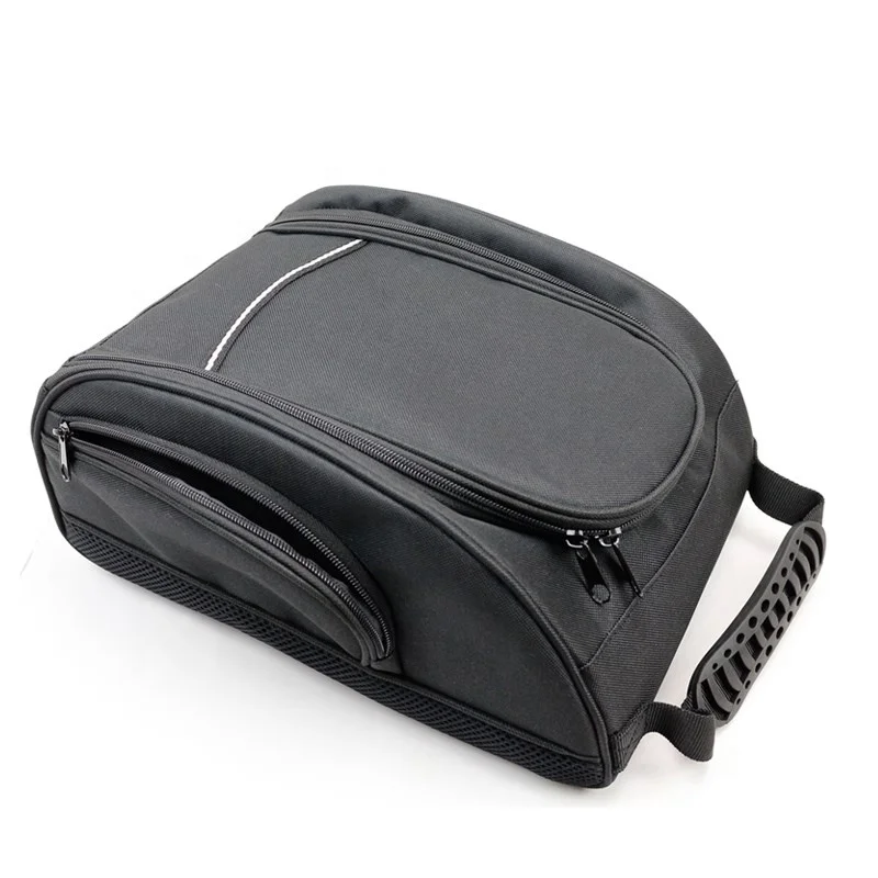 abel Golf Shoe Bag Black Portable Outdoor Storage Pouch Travel Golfing Equipment Accessory For Golf Enthusiasts Halloween Gift