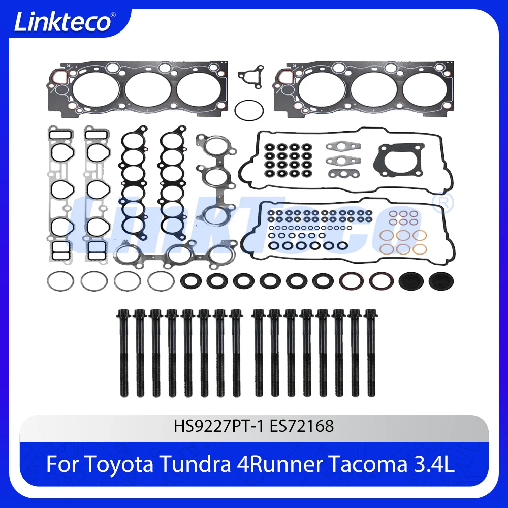 

Engine Parts Full Head Gasket Bolts Set Fit 3.4 L T V6 DPHC 5VZ-FE For 95-04 Toyota 4Runner Tacoma Tundra PRADO T100 3.4L 3.4T