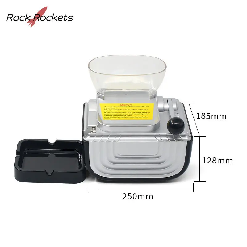R&R 5.5/6.5mm Slim Tube Cigarette Injector Roller Machine Automatic Tobacco  Rolling Storing Maker DIY Smoking Tool Gadgets Men
