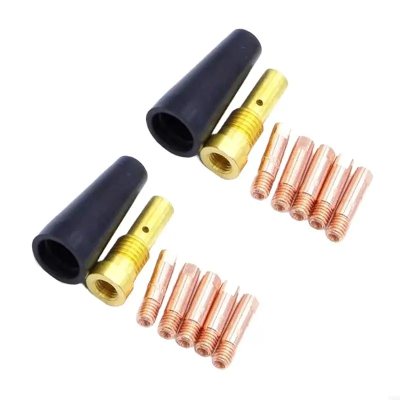 14Pcs 14AK Coating Protections Nozzle Nonstick Welding Slag Airless Gas Protections Guns Machine Protective Sleeve