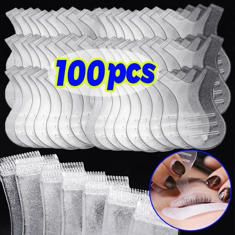 Transparent Y Shape Lash Lift Brush Reuseable Plastic Graft Perm Mini Comb Makeup Eyelash Brushes 3D Curler Brush Tool Accessory