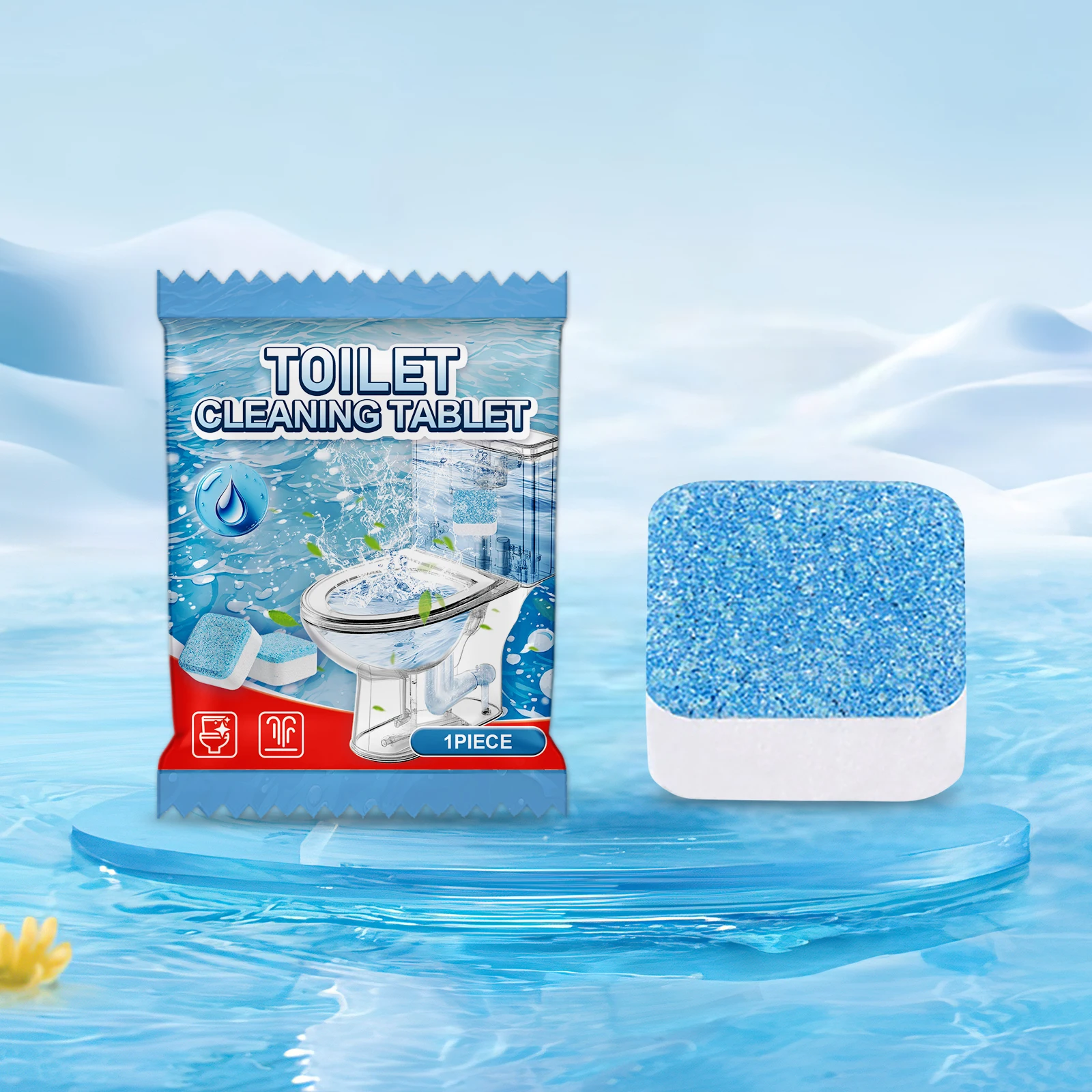 

JAKEHOE Toilet Cleaning Tablets 1/5/10pcs Toilets Clean Effervescent Tablet Deodorant Remove Urine Stain Yellow Dirt Reduce Odor