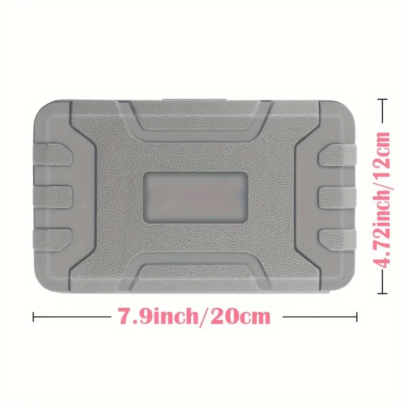 Conjunto de ferramentas manuais para casa, 24 peças, kit de ferramentas manuais com caixa de ferramentas de plástico, caixa de armazenamento usada para reparo de carro e reparo doméstico