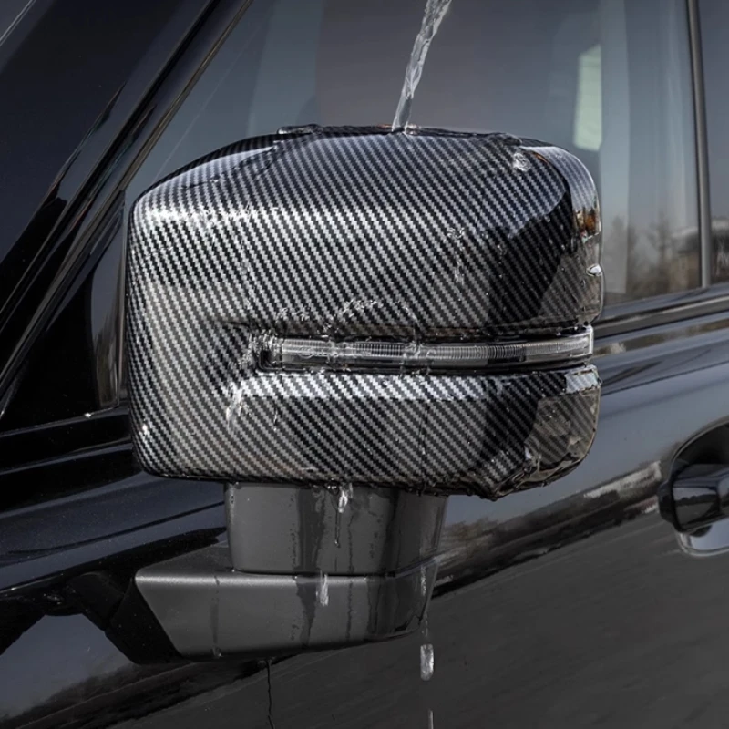 

ABAIWAI для Gmw Haval H9 2024 2025 Abs из углеродного волокна, внешняя отделка заднего вида, боковое зеркало, дождевая брова, декоративные автомобильные аксессуары