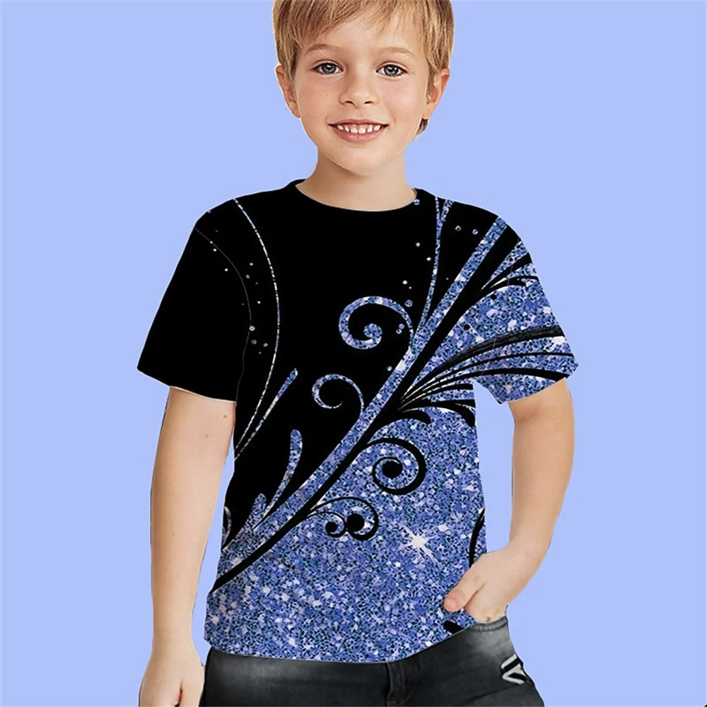 2024 Kids Boys Girls Casual T-Shirts 3d Printed Cartoon Funny T Shirt Children Birthday Gift Tshirts Baby Clothes Summer