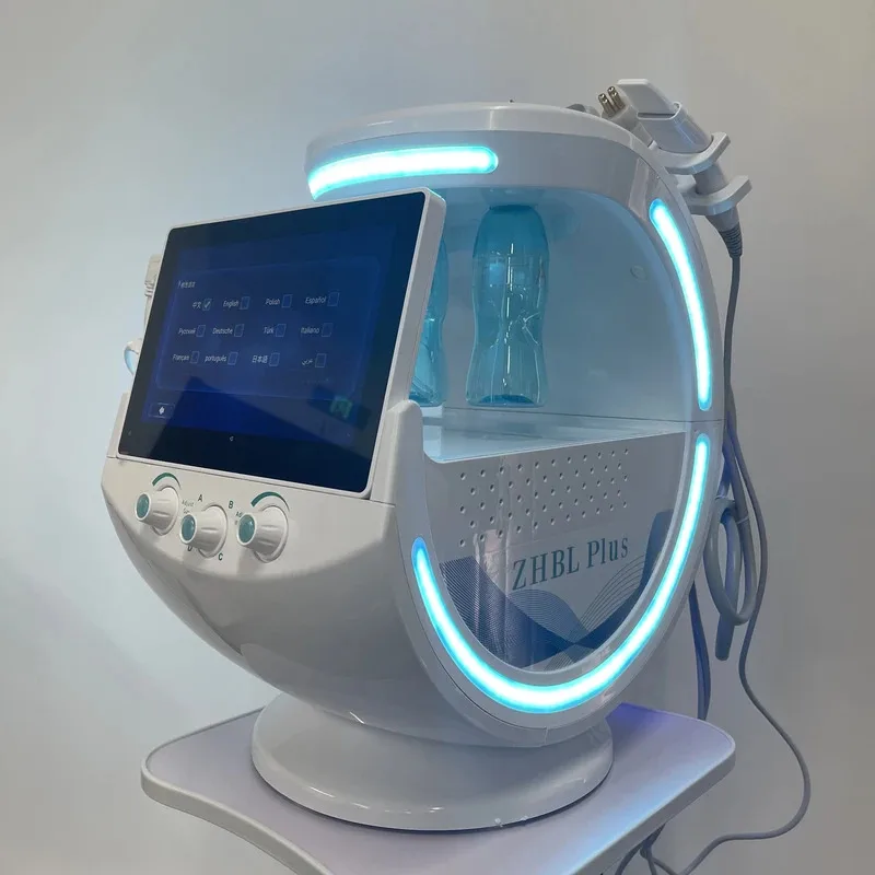 

Water Bubble Jet Peel Facial Machine - 7-in-1 Multifunction Tool with Analysis