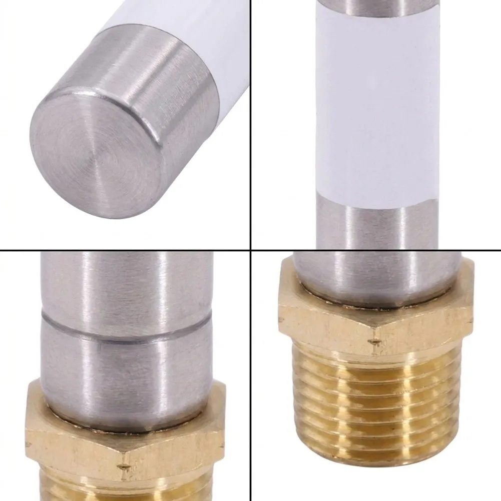 2Pcs 1/2'' Water Hammer Arrestor Stainless Steel Thread Water Hammer Arrestor For Washing Machine Plumbing System