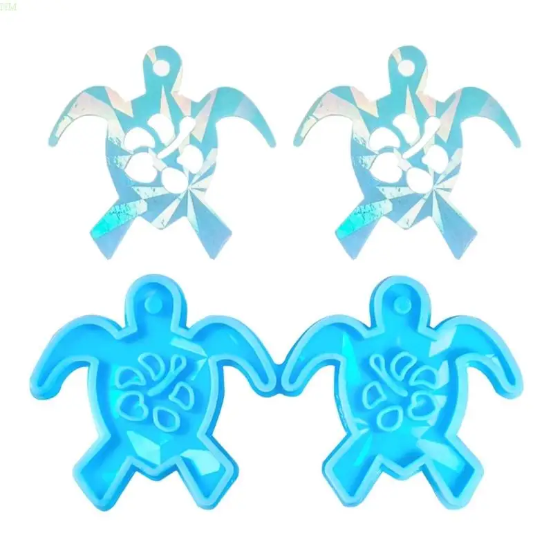 Boucles d'oreilles en cristal personnalisées, création d moule à pendentif en Silicone pour les amateurs bricolage NM