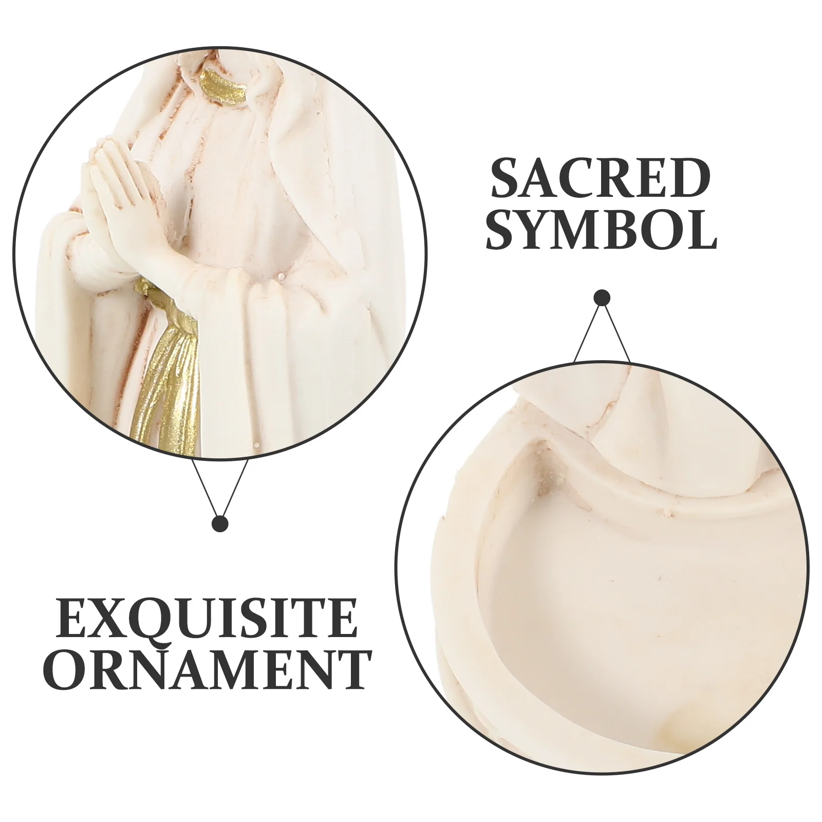 

Virgin Mary Tiny Virgin Mary Resin Craft Decor Miniature Religious For Desktop Decoration Resin Ornament