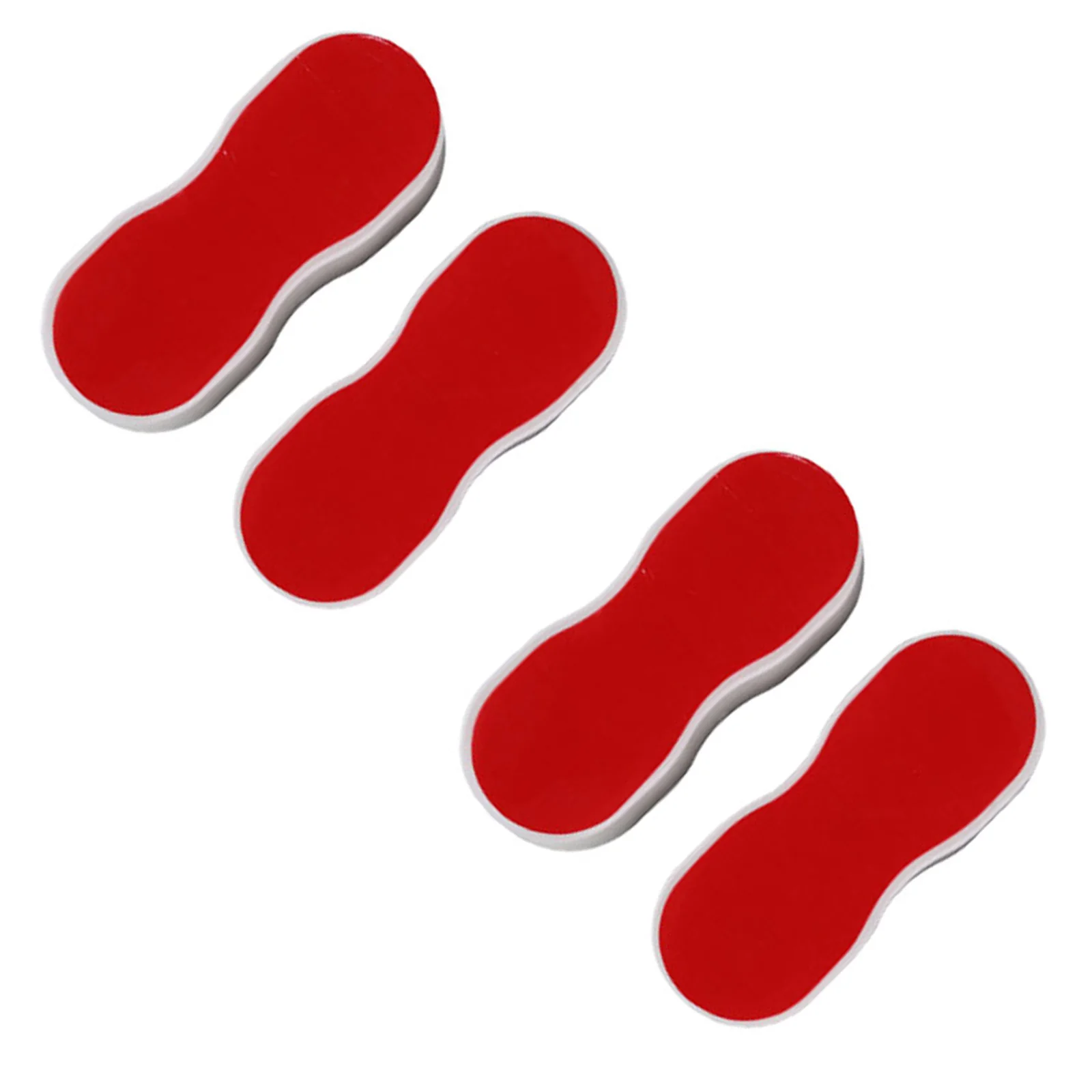 

4Pcs Toilet Seat Gasket Cushioning Pad Durable Self-Adhesive Anti-Slip Home Use Grey Toilet Seat Bumper Self-Adhesive Pads