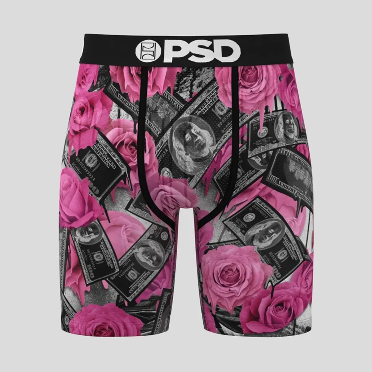 PSD Trendy Men's Five-Point Basketball Shorts Sporty Tight Fit Summer Personality Boxer Briefs Mid-Waist Polyester Fiber