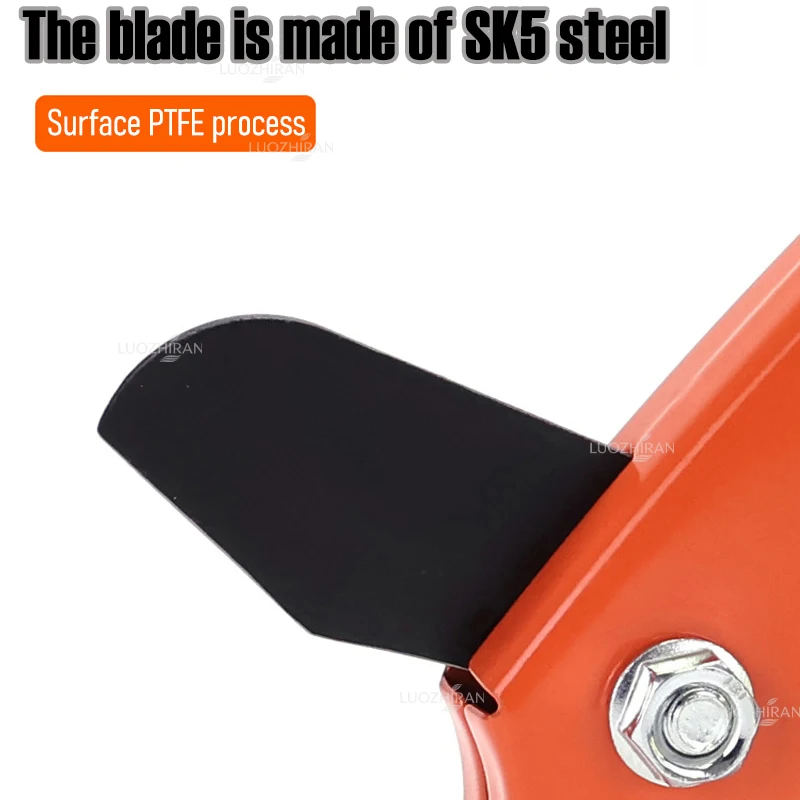 PVC/PPR Pipe Cutter 0-36mm Cutting SK5 PTFE Coating Blade for Plumber Quick Cut Plastic Tube Scissors Professional Hand Tools