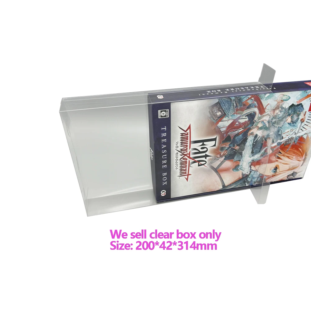 Clear PET box For PS5 SWTICH NS For Fate Samurai remnant game limited version collection Display Storage Transparent