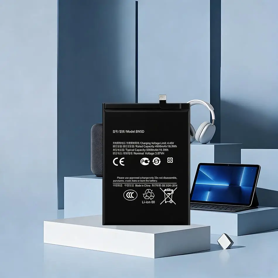 

Высокоемкостный аккумулятор 5000 мАч BN5D для мобильного телефона Xiaomi Redmi Note 11S M4 Pro 4G, премиум-замена