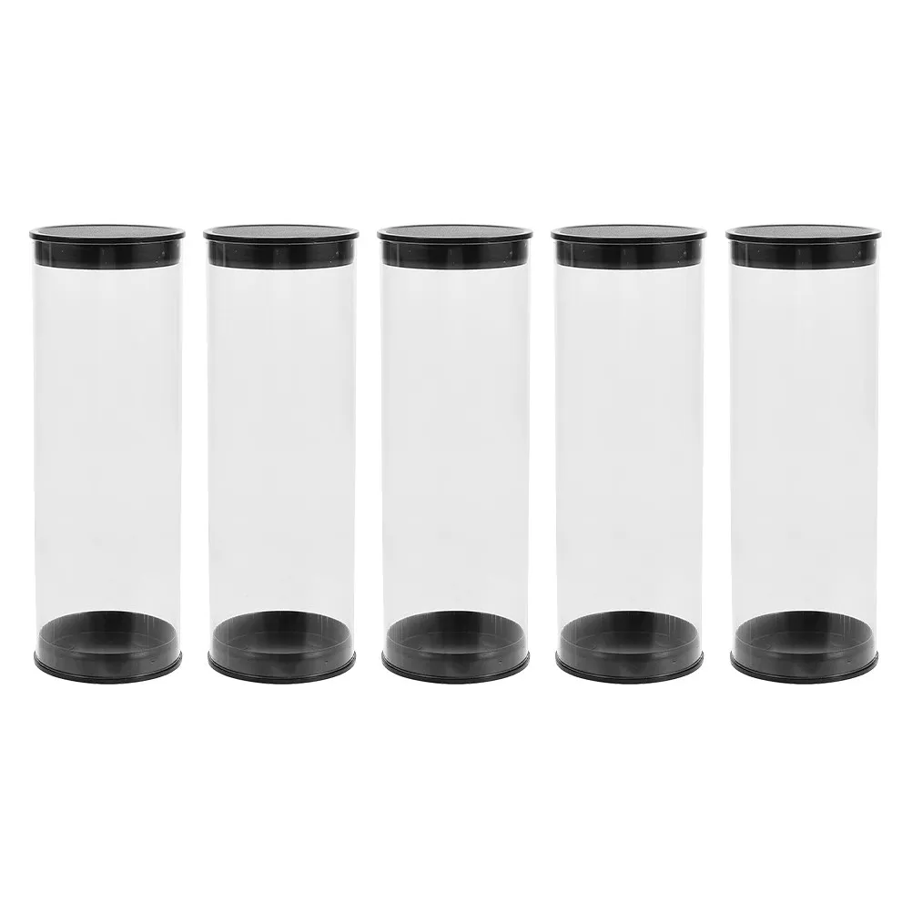 

5Pcs Golf Ball Tube Clear Case Portable Transparent Golf Ball Carrying Box Display Holder Organizer Outdoor Protection
