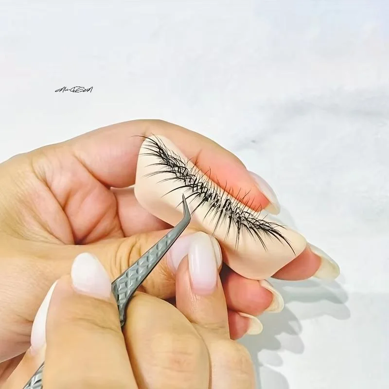 1 قطعة نموذج ممارسة رمش سيليكون مع ملحقات واقعية أداة تدريب الجفن قابلة لإعادة الاستخدام لتعلم تطبيق رمش #2