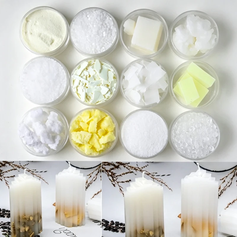 Aromatherapy Candle Additive Auxiliary Material AC-6 Stearic Acid Pigment Stable Antireflection Agent DIY Hand-made Wax Supplies