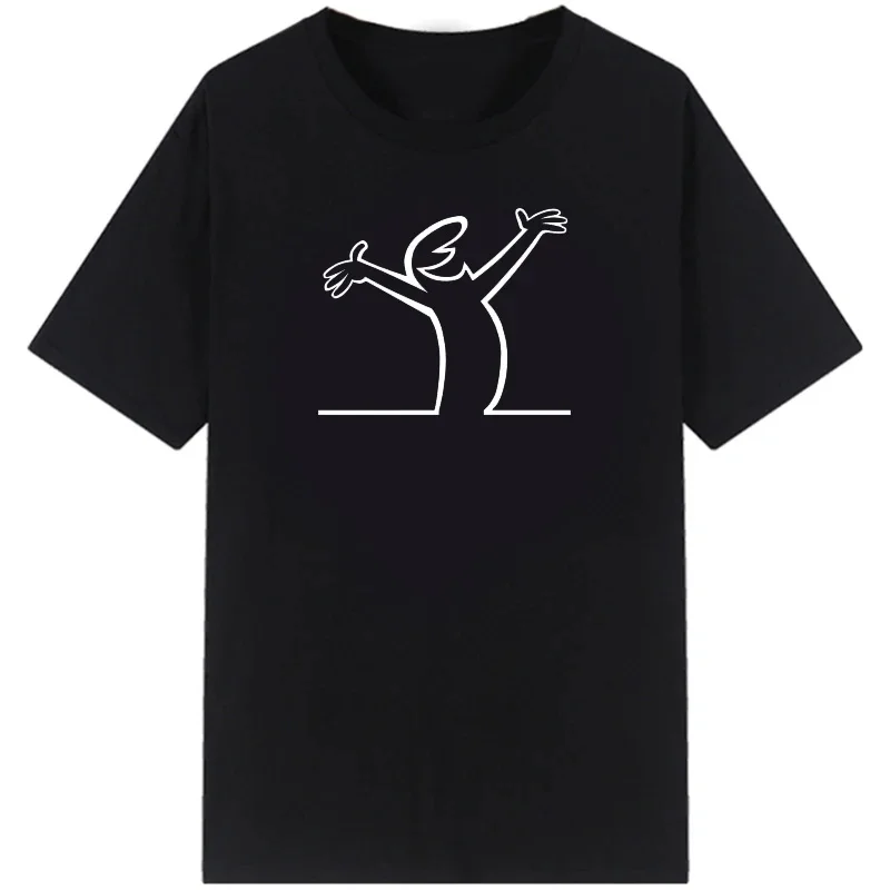 La Linea The Line Osvaldo Cavandoli TV t-shirt hommes mode heureuse femmes t-shirts Streetwear t-shirt col rond décontracté hauts Camisetas