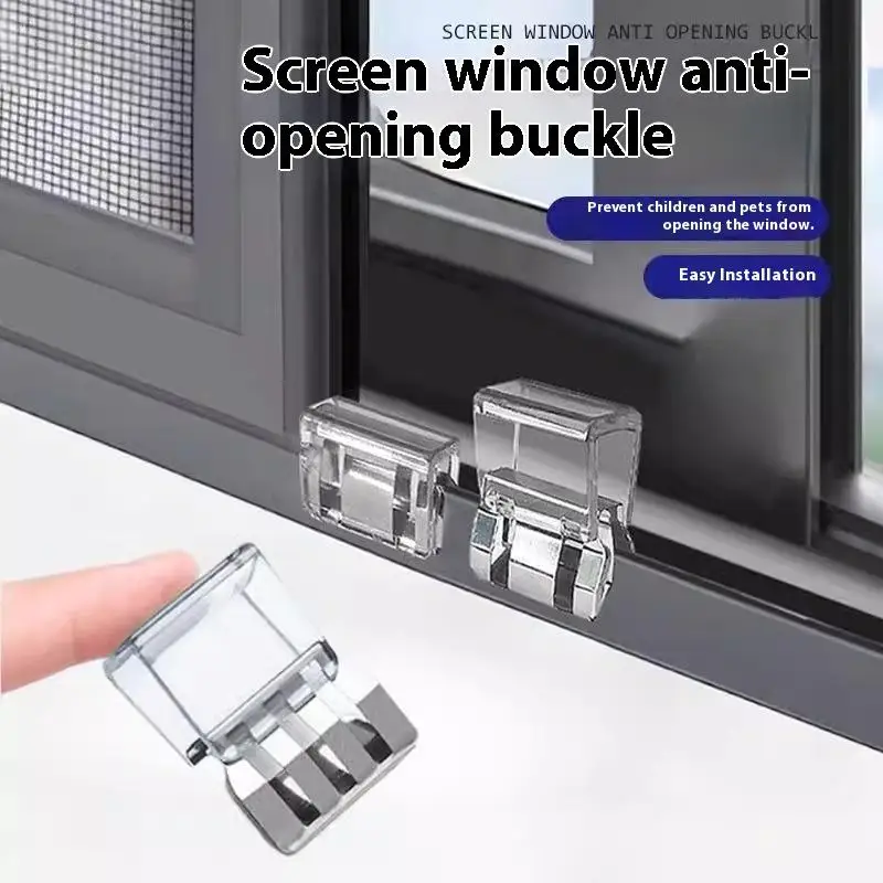 

5/3/1 шт. Защитный замок-фиксатор для окон, ограничитель открывания, защита от взлома, детский замок безопасности, стопор для раздвижных дверей и окон, защелка для домашних окон