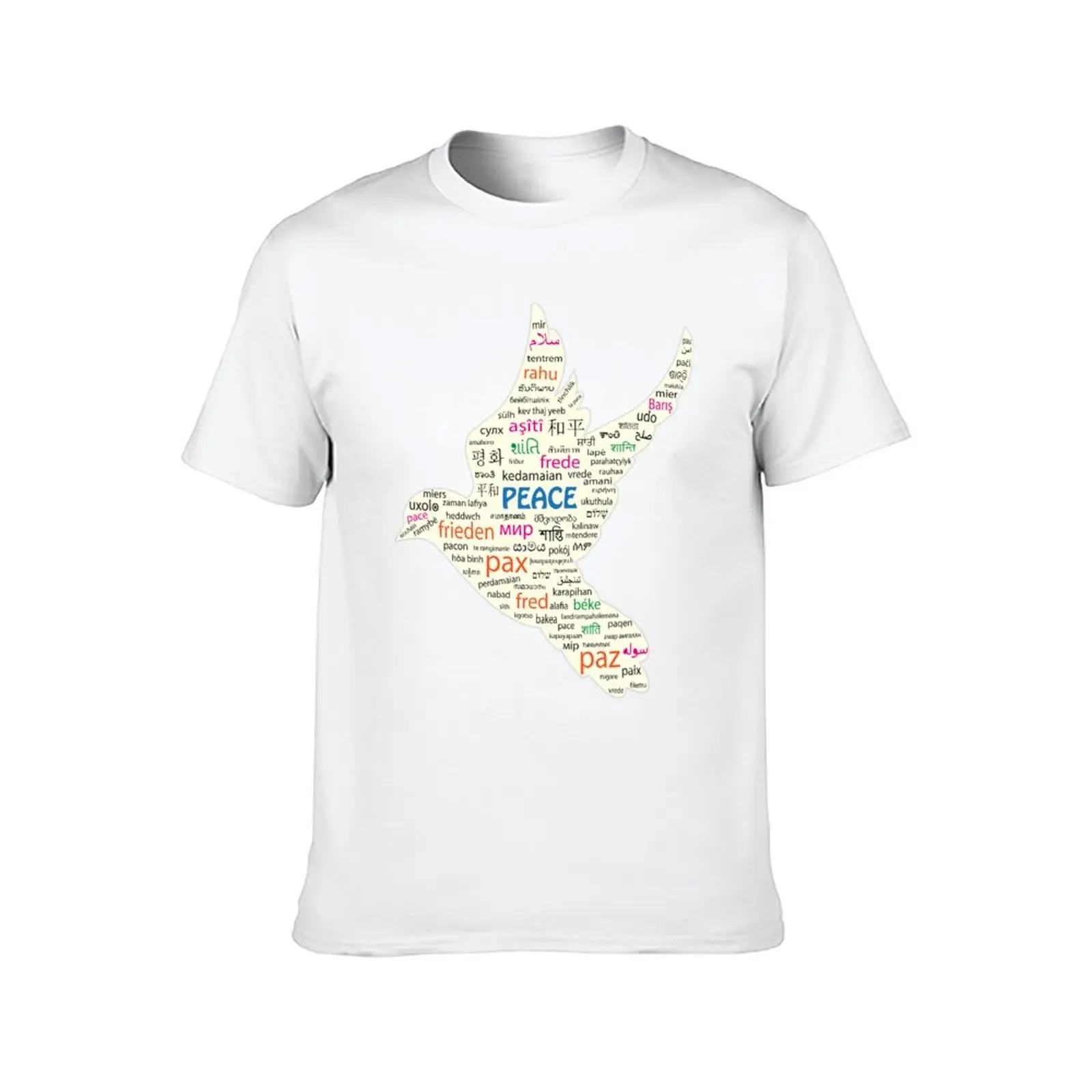 Peace in Different languages T-Shirt t shirts designer t shirt man luxury cotton t shirt pack T-Shirt
