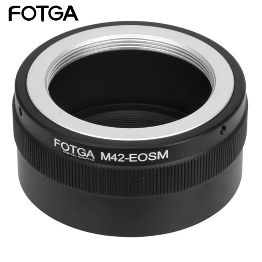 

FOTGA M42 Lens Adapter Ring for ​M42 Lens to M M2 M3 Adapter for M42 42mm Screw Mount Lens to Canon EOS M EF-M mirrorless Camera