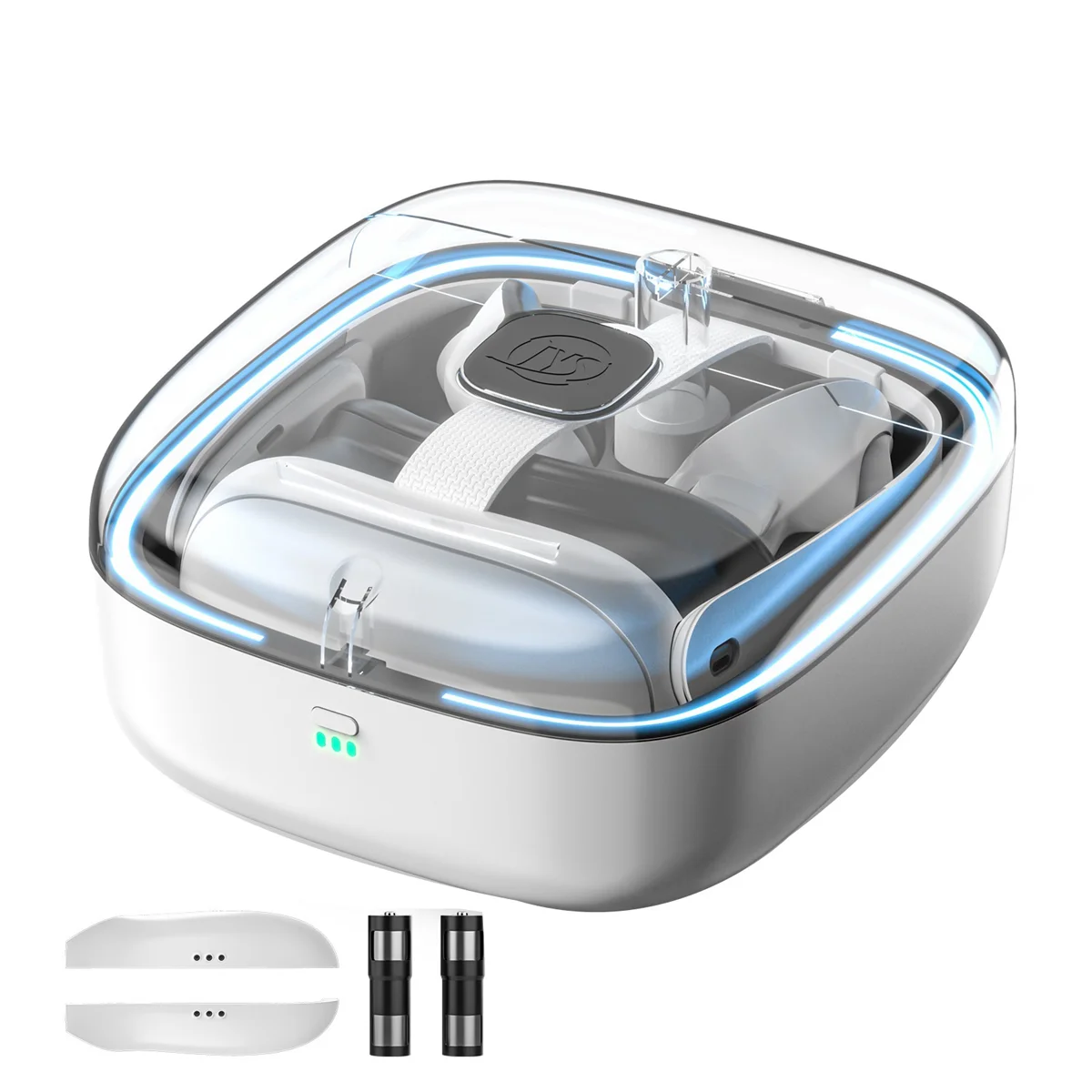 RISE JYS для Meta quest3 VR, ручки для очков, контакты, квадратная зарядная база с RGB-подсветкой и комплектом аккумуляторов, аксессуары VR