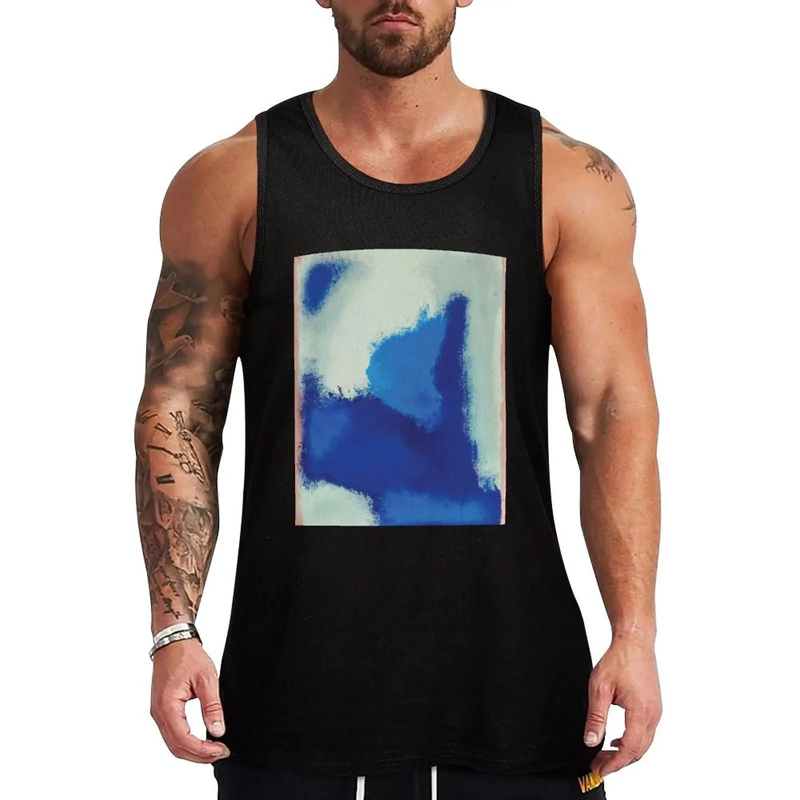 

mark rothko Art Print Poster Vaporwave Shirt Wallpape Tank Top anime top Men's summer clothes sleeveless shirt man gym