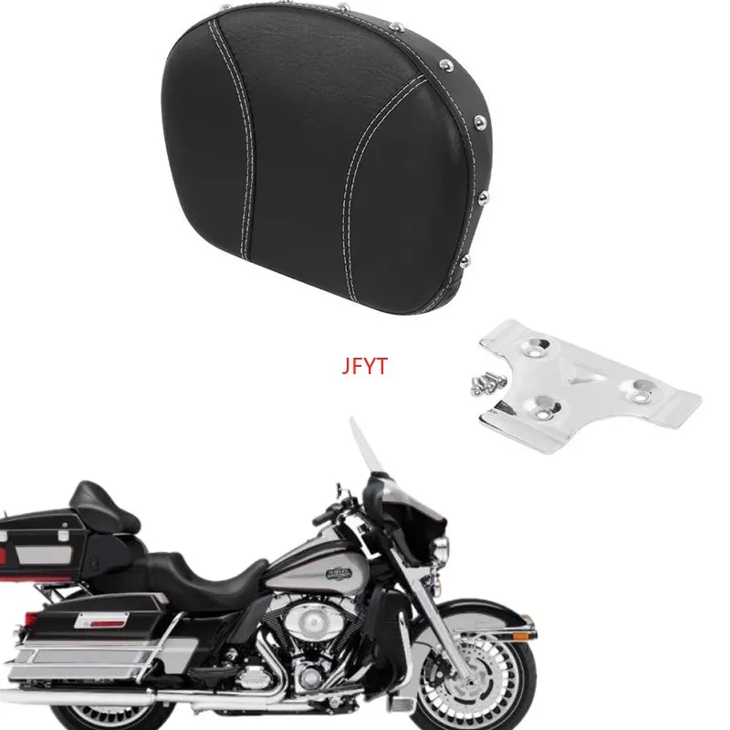 

For Harley Touring Street Electra Glide Road King 1994-2020 Softail 2018-2020 Fat Boy Motorcylce Stitch Passenger Backrest Pad