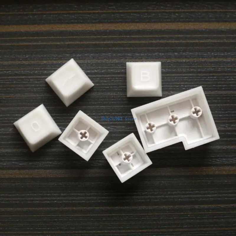 L4MA White Jade Theme 142Keys SAProfile Keycap Double Shot PBT Keycaps for Mechanical Keyboards Keycaps