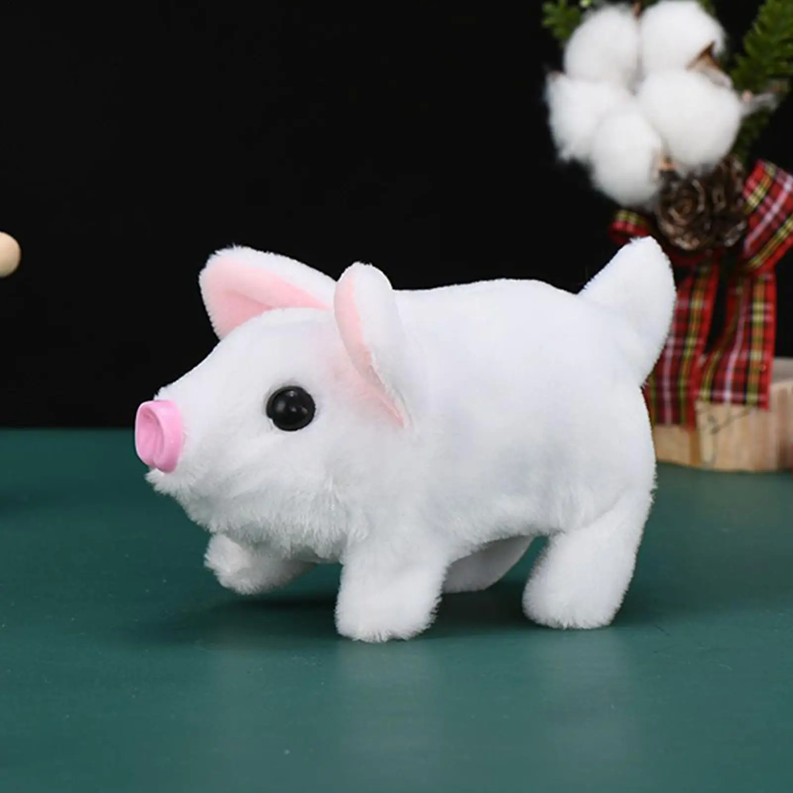 Simulated Electric Piglets Can Walk And Bark Electronic Plush Animals Pet Toys Cute Birthday Gifts For Babies boys girls